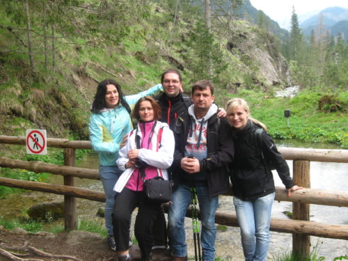 Wychowawcy - opiekunowie podczas wycieczki do Zakopanego